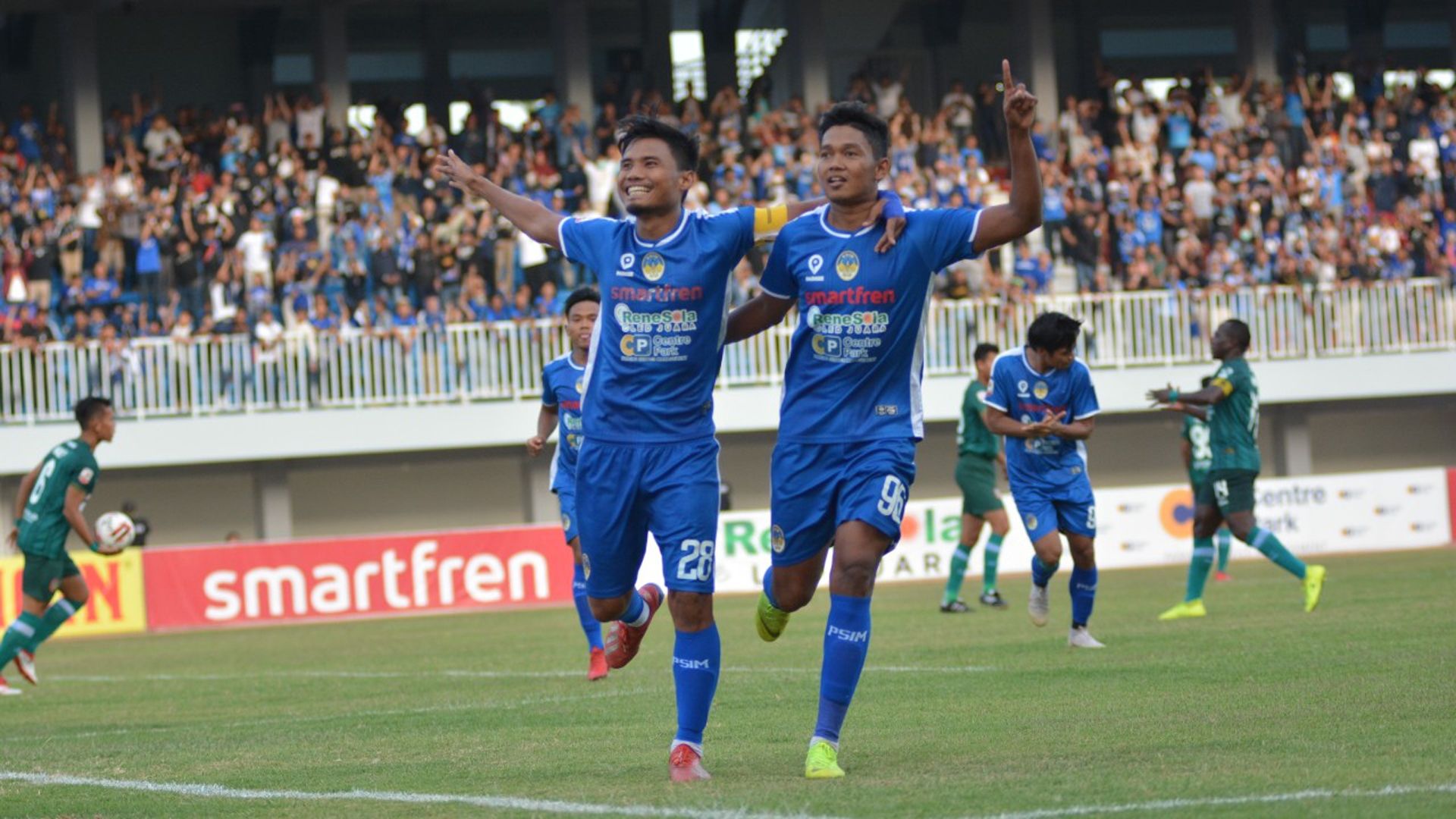 Selebrasi PSIM Yogyakarta - Aditya Putra Dewa & Dwi Rafi Angga