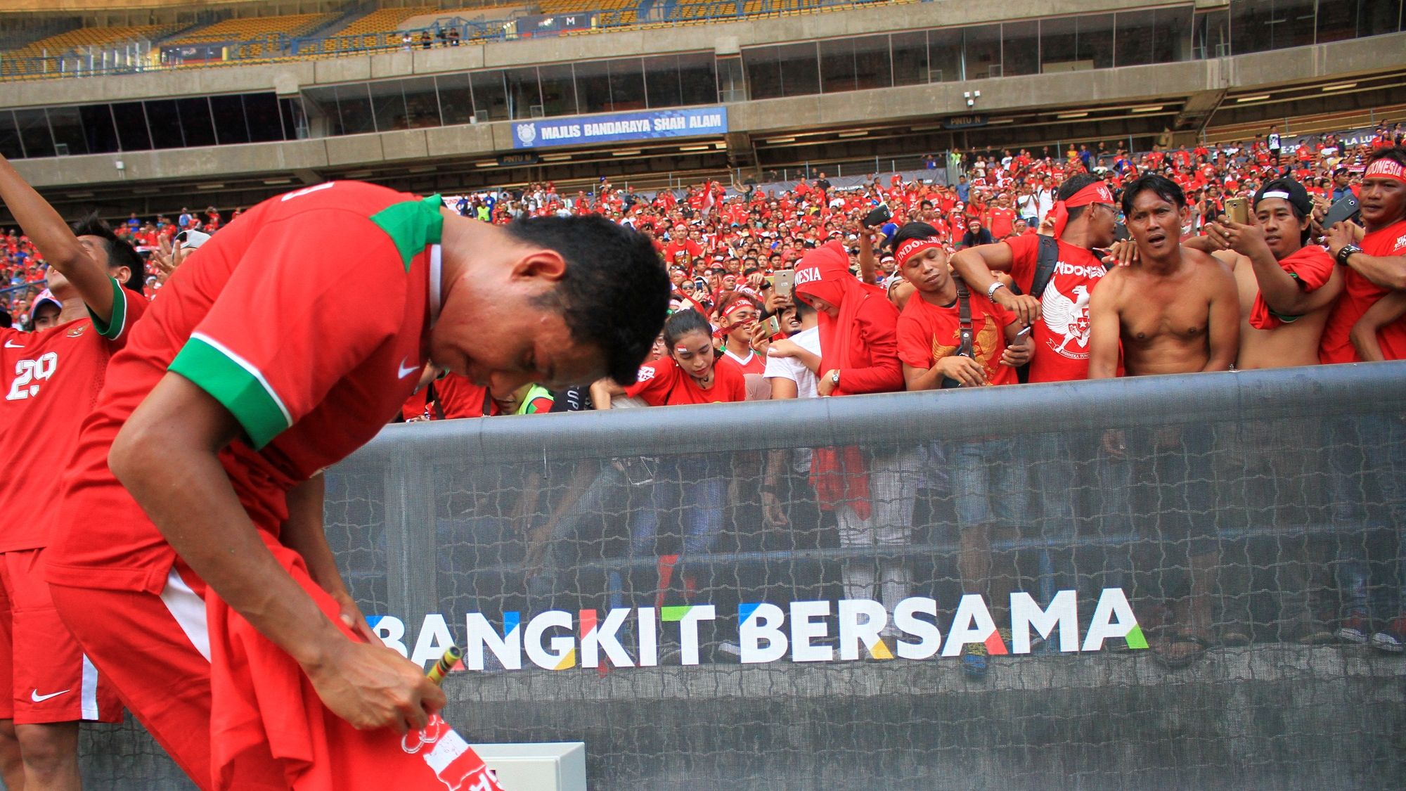 Evan Dimas - Suporter Indonesia