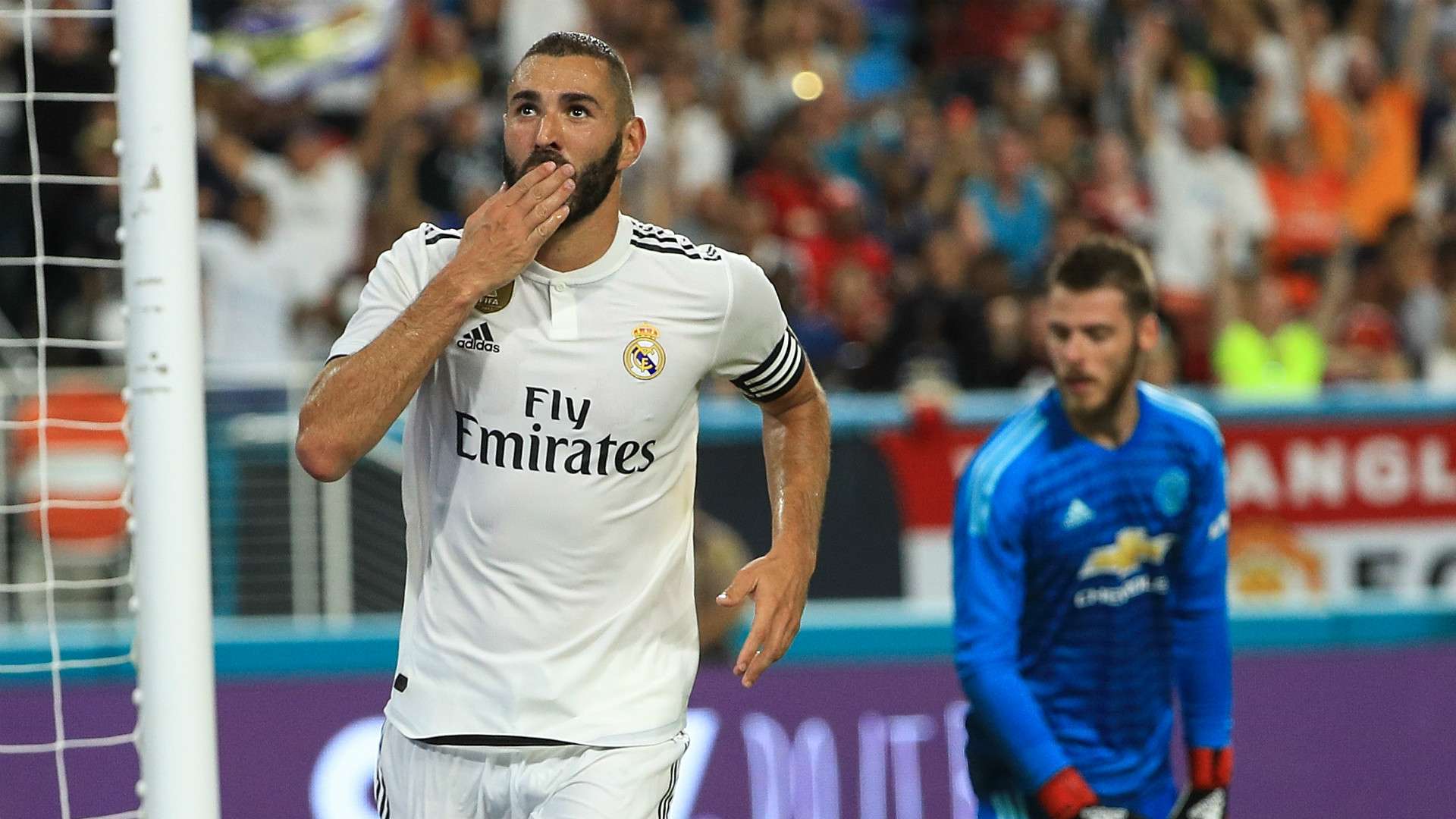 Benzema Manchester United Real Madrid ICC 2018