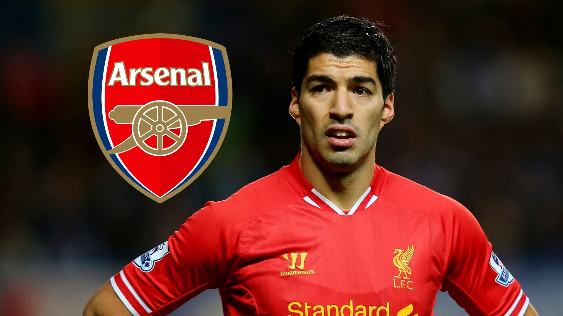 Luis Suarez, Arsenal badge