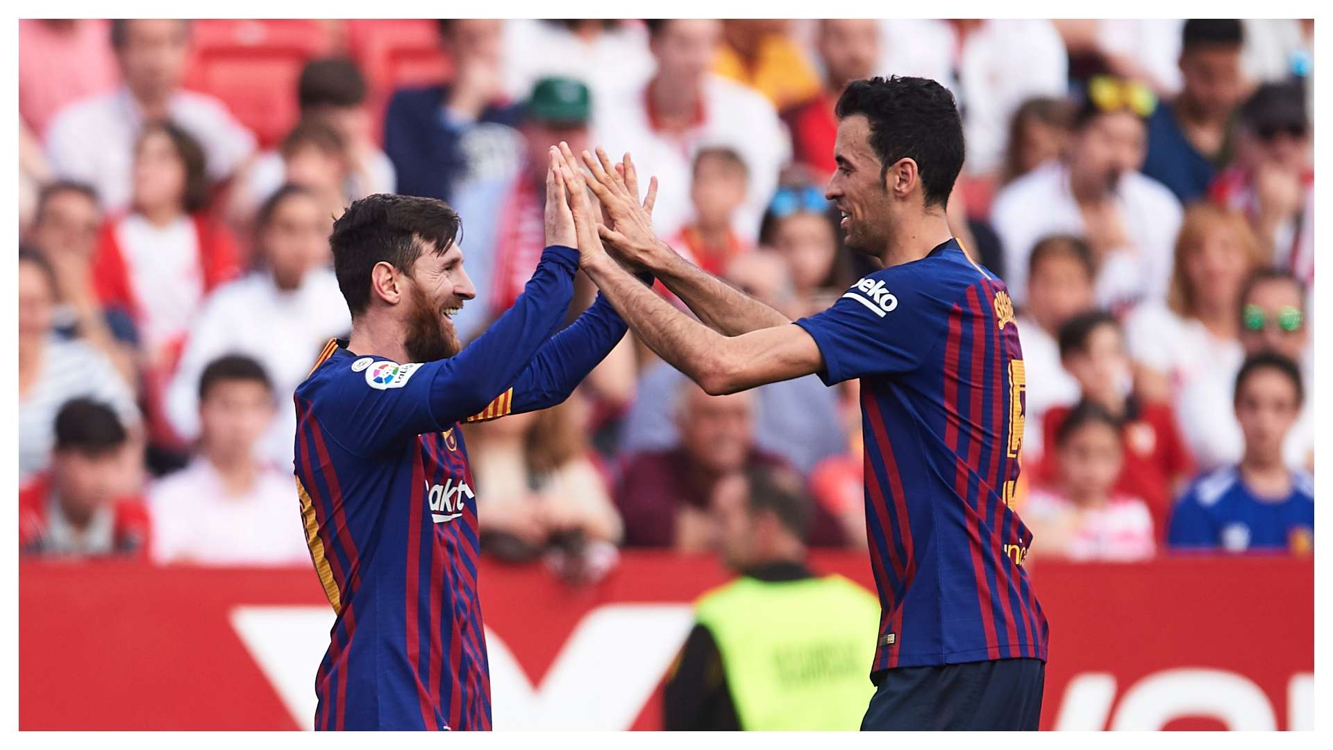 Busquets Messi Barcelona