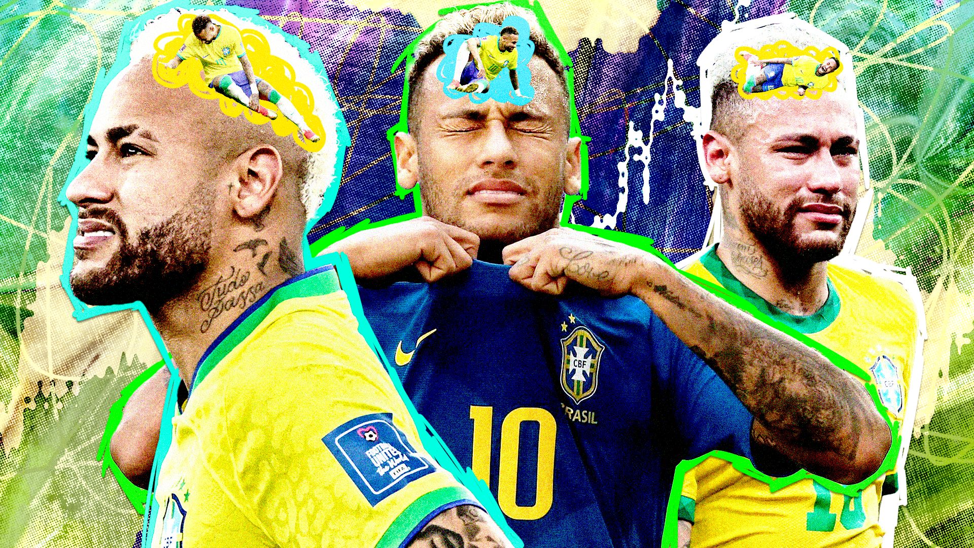 GFX Neymar lesionado