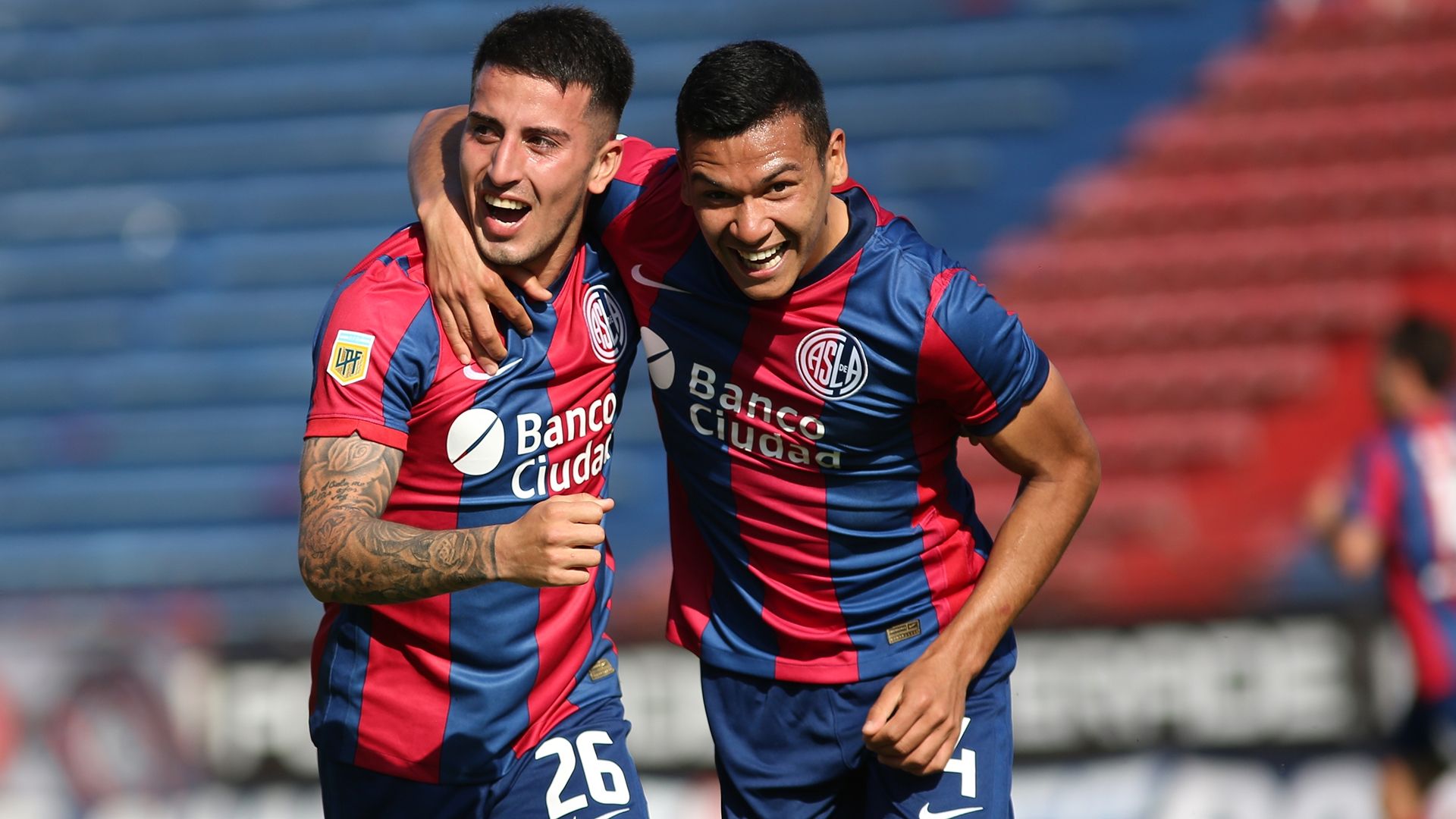 Nicolas Fernandez Mercau Marcelo Herrera San Lorenzo Defensa y Justicia Torneo Liga Profesional 26092021