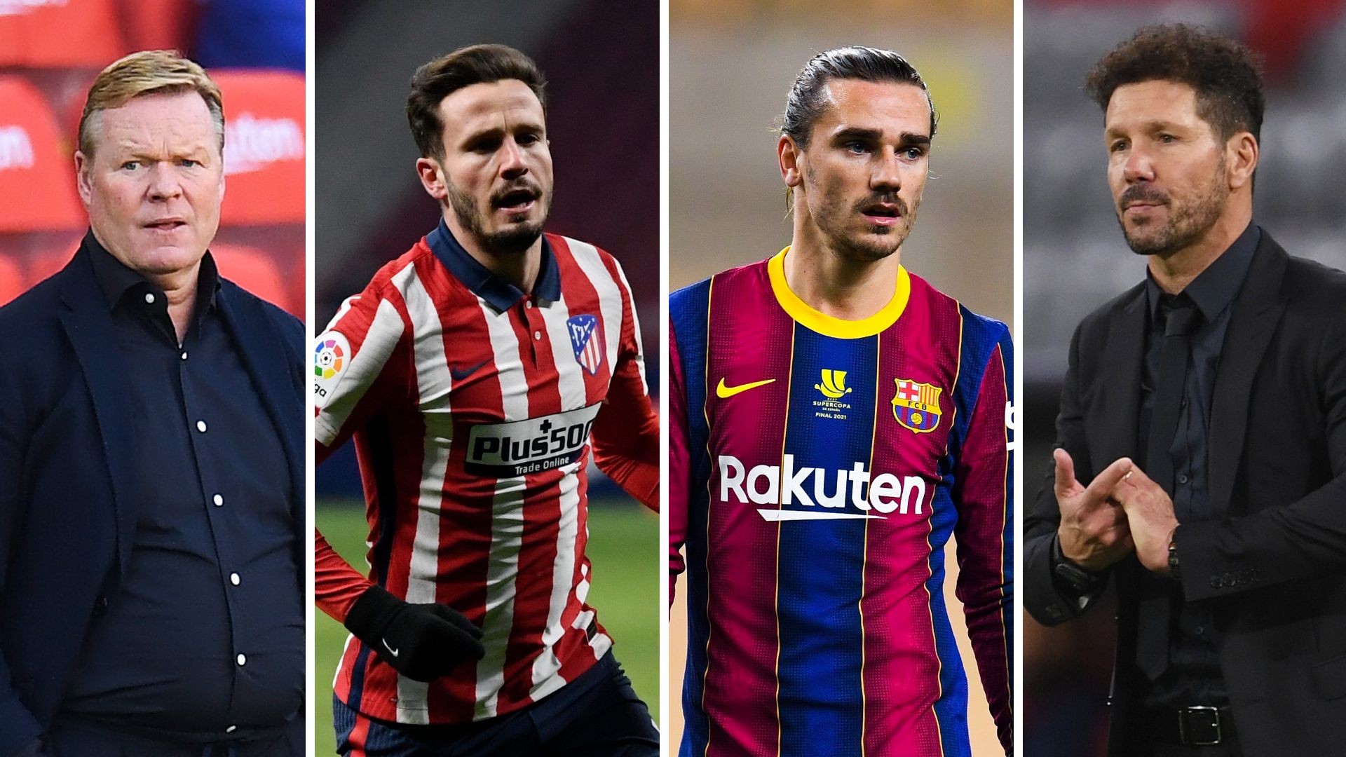 Ronal Koeman Saul Niguez Ñiguez Antoine Griezmann Simeone