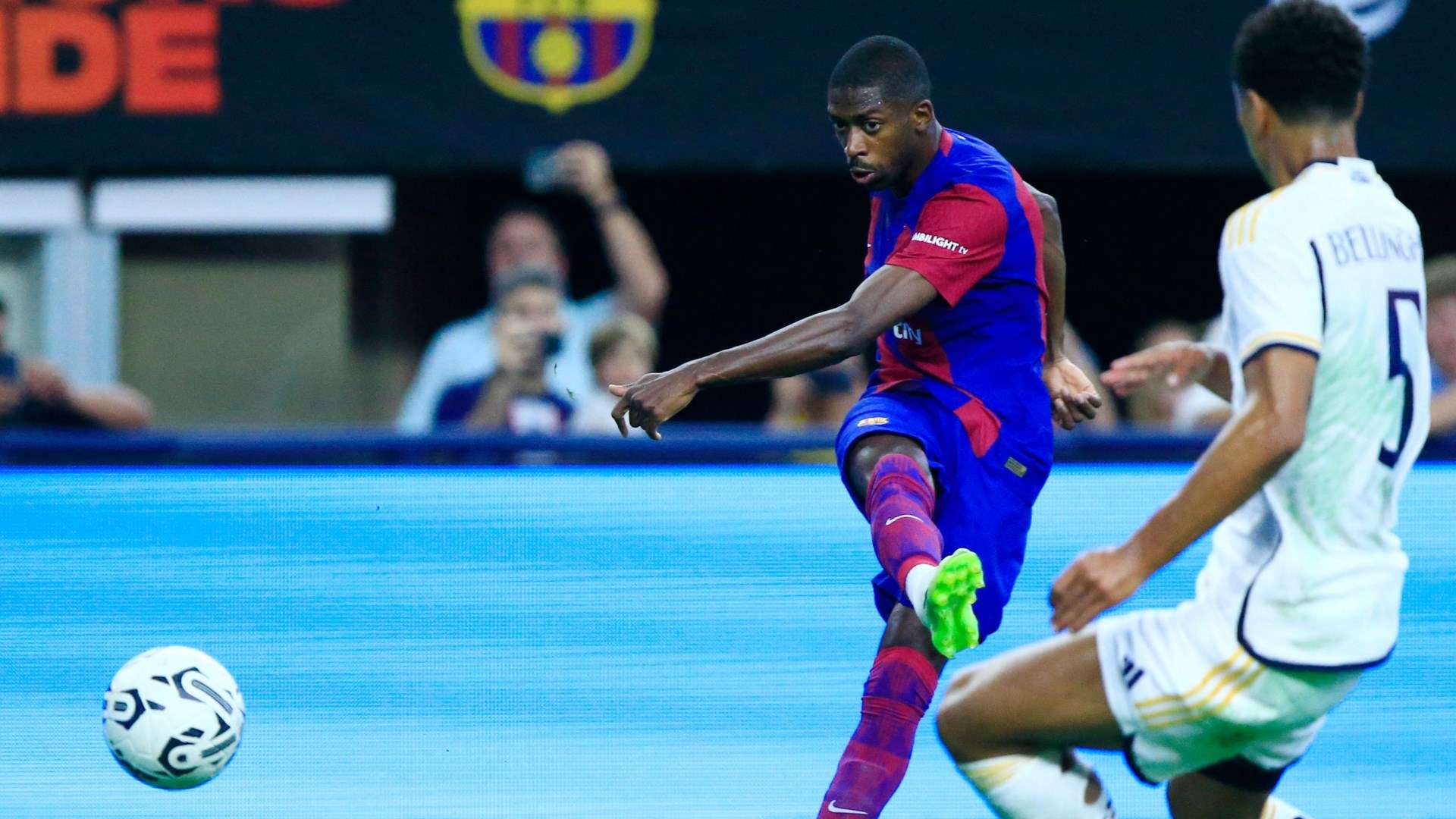 Dembele goal Barcelona Real Madrid 2023