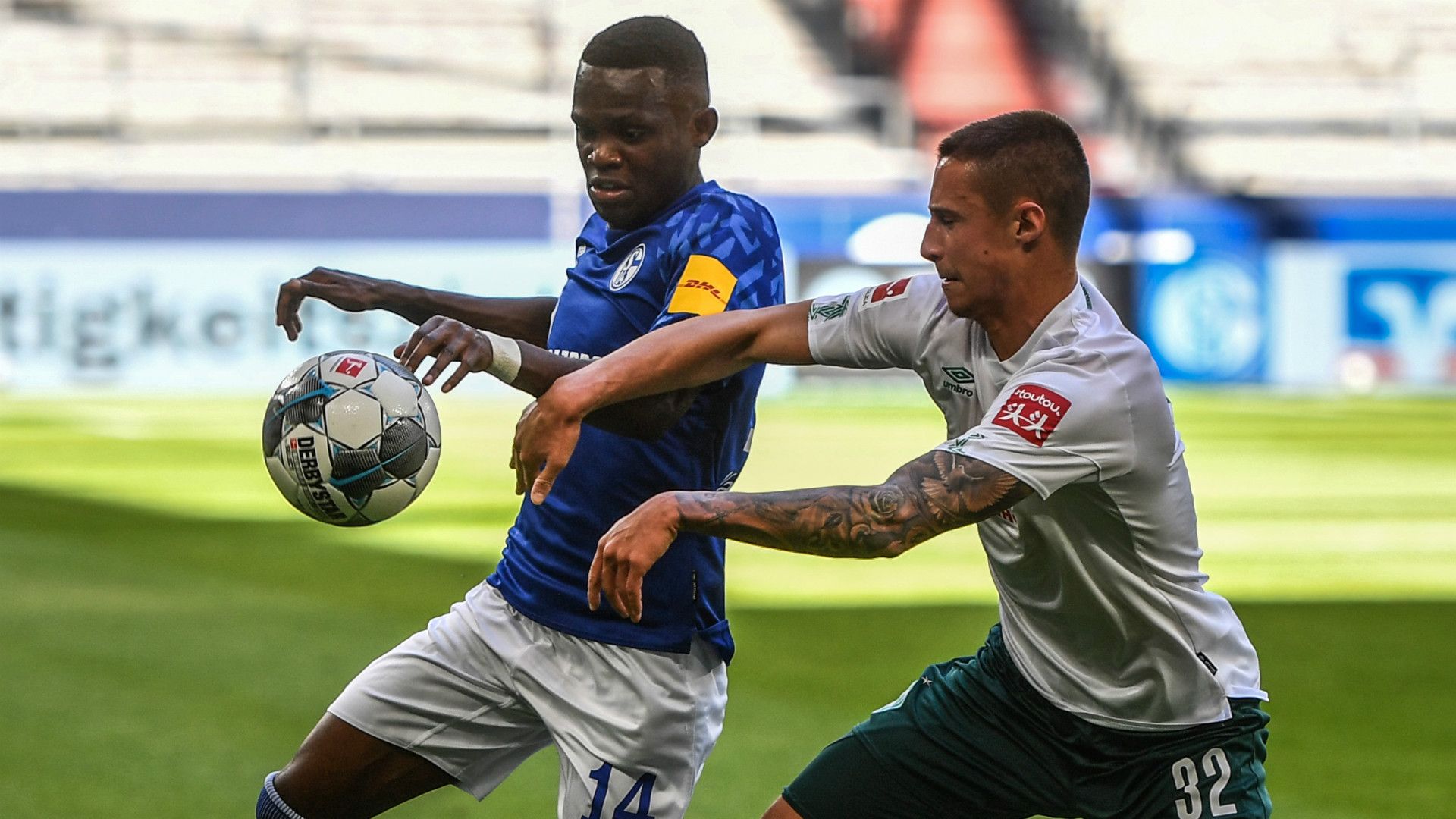 RABBI MATONDO SCHALKE MARCO FRIEDL WERDER BREMEN BUNDESLIGA 30052020