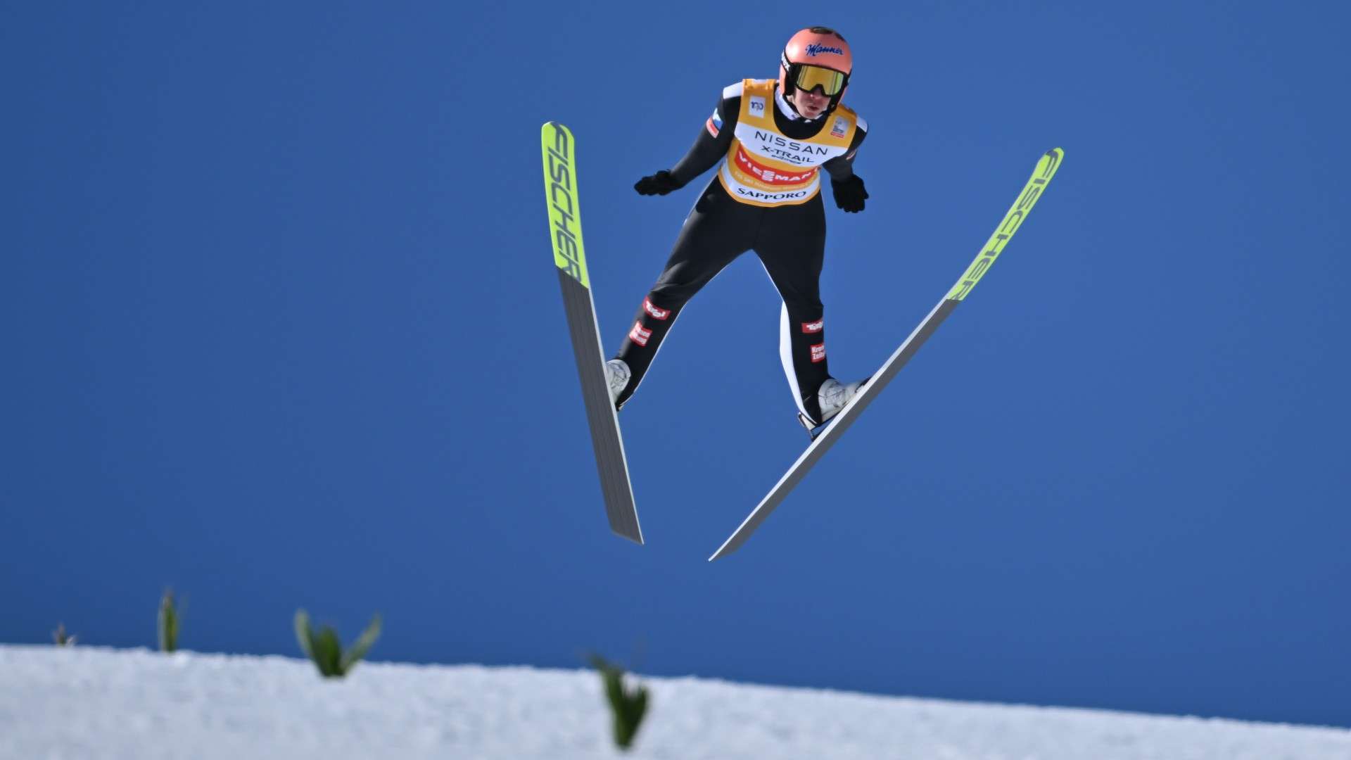 Stefan Kraft of Austria competes