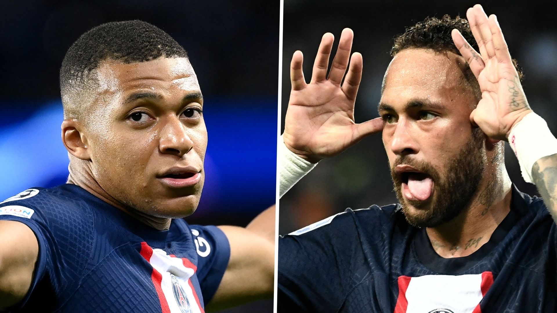 Kylian Mbappe Neymar PSG 2022-23