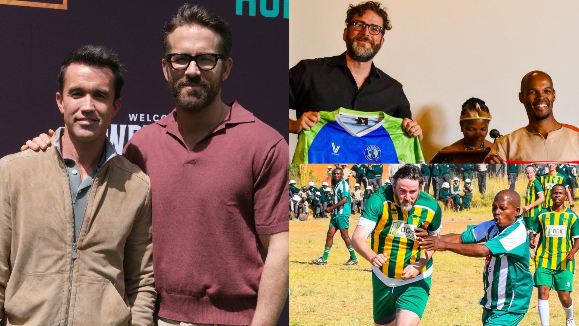 Ryan Reynolds Rob McElhenney Wrexham Humphrey Ker in Lesotho