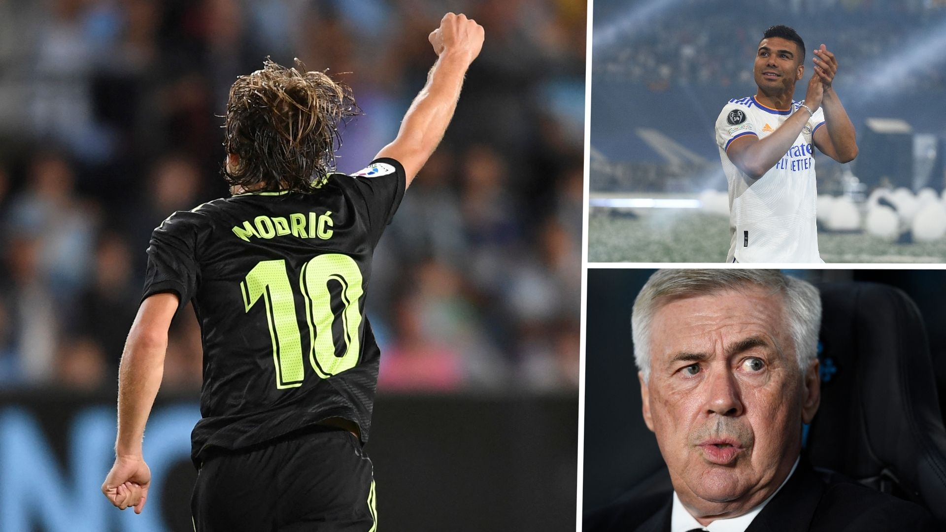 Modric Ancelotti Casemiro