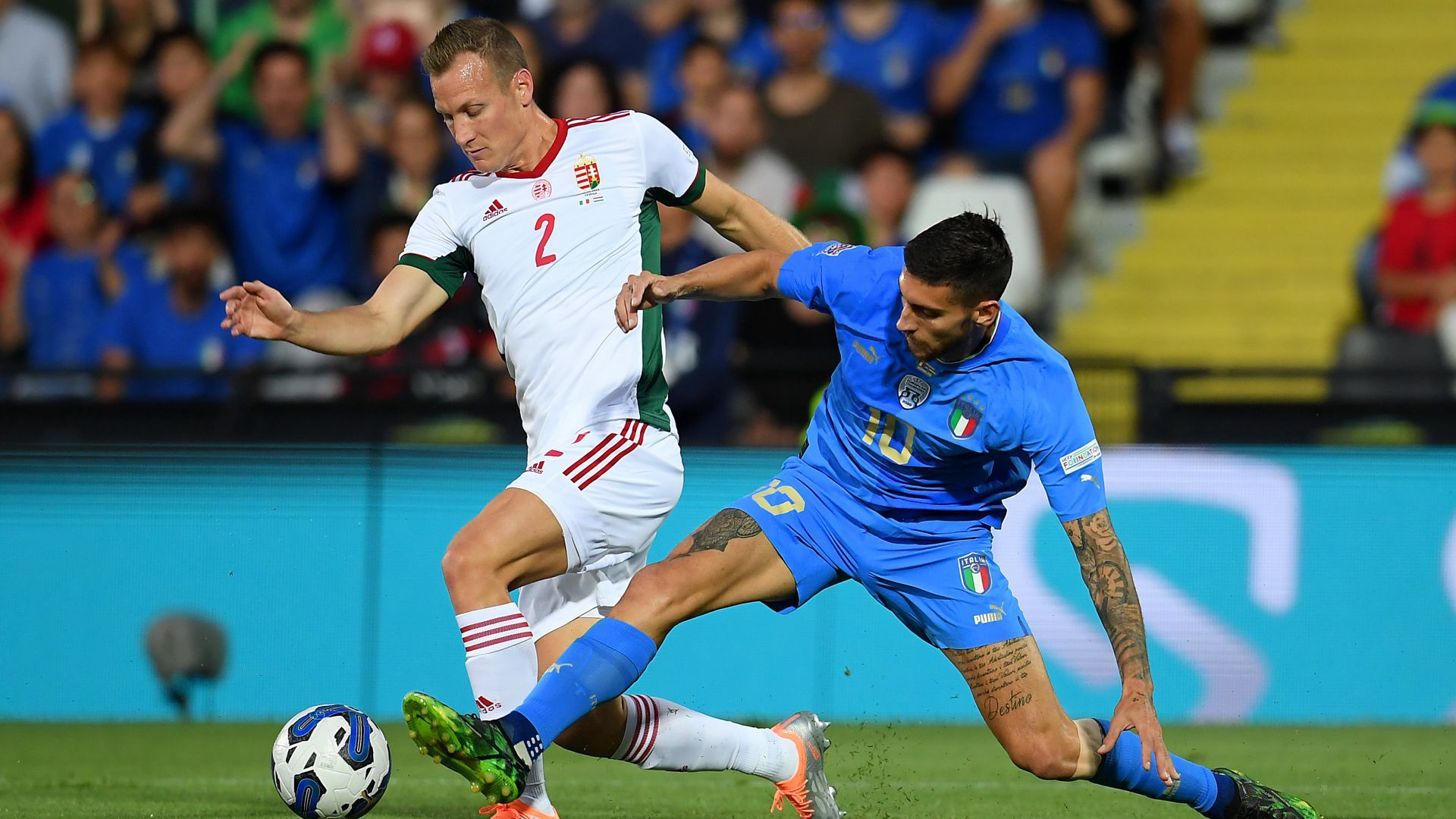 Lorenzo Pellegrini Adam Lang Italy Hungary Nations League