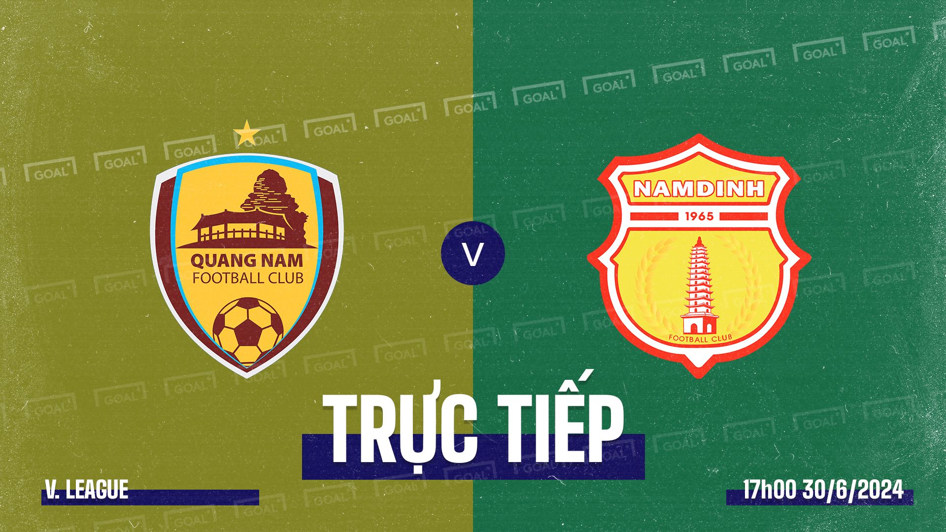 Quang Nam vs Nam Dinh V.League 2024 GFX