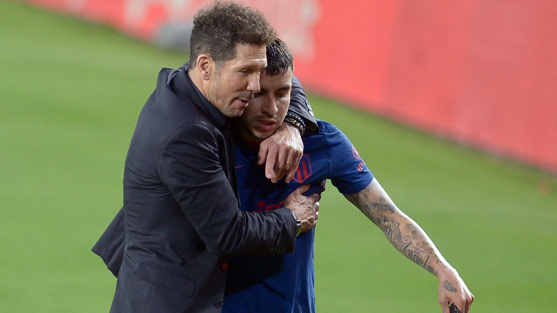 Diego Simeone Ángel Correa Atlético Madrid