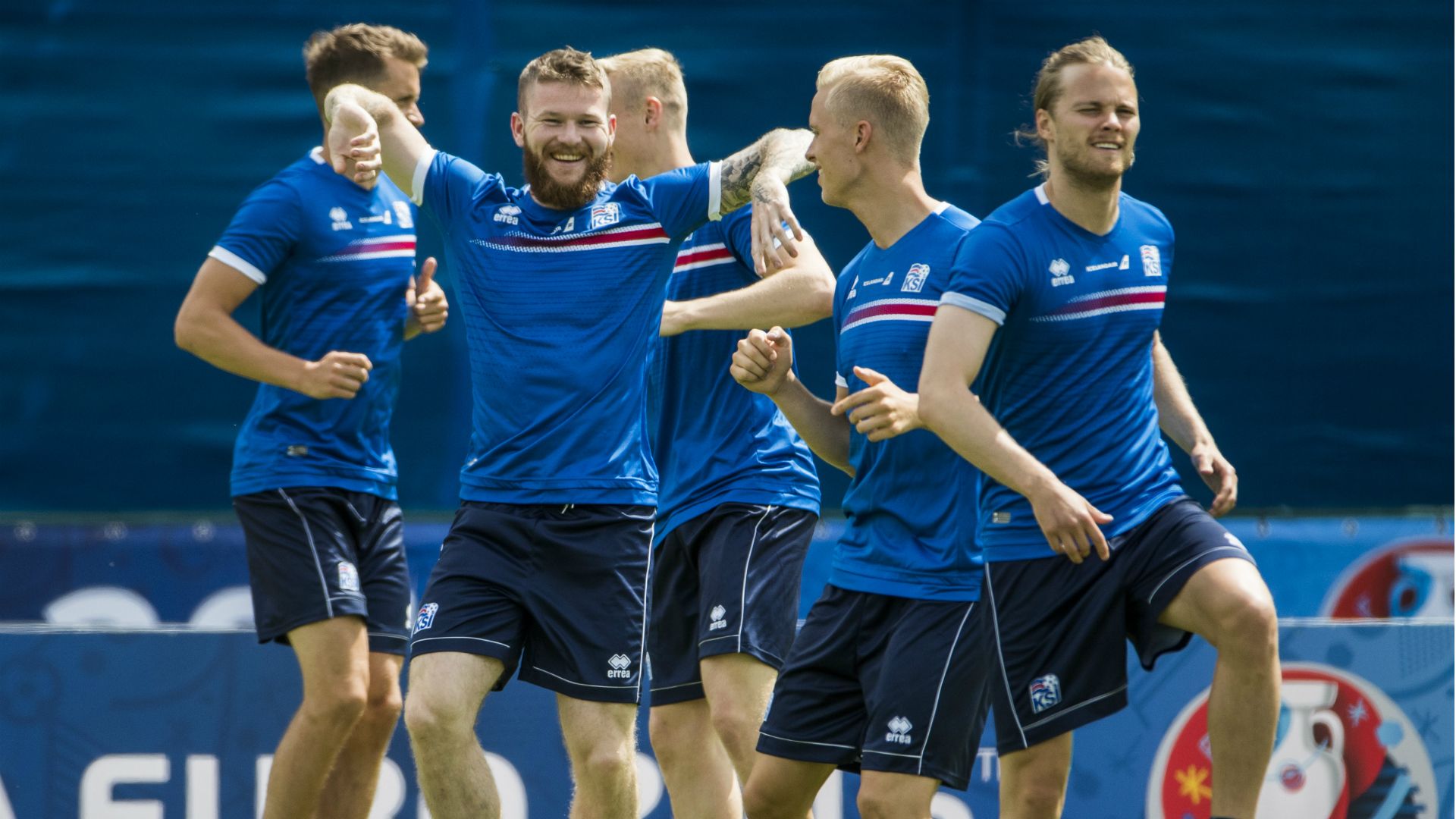 Iceland training Euro 2016