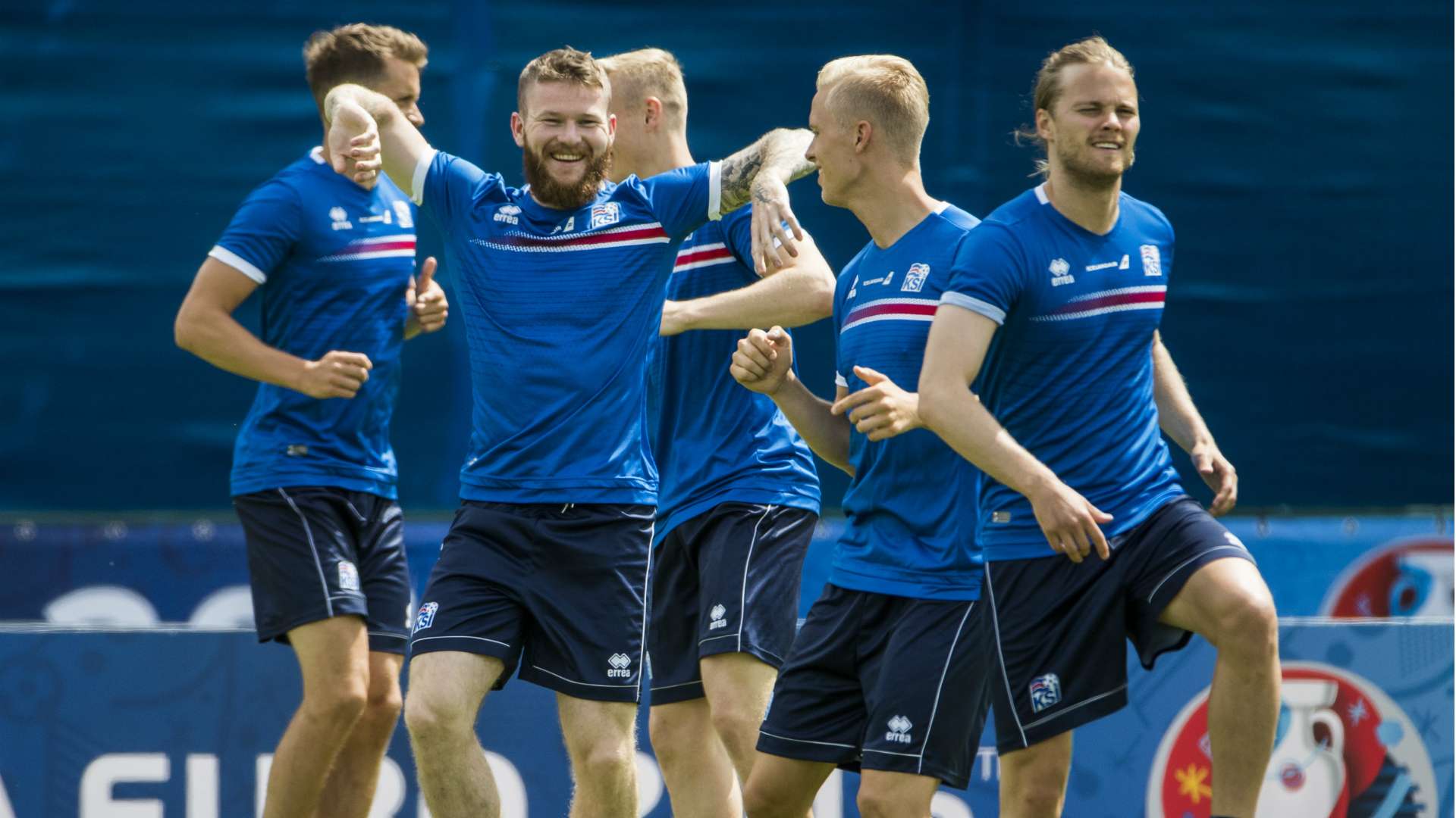 Iceland training Euro 2016