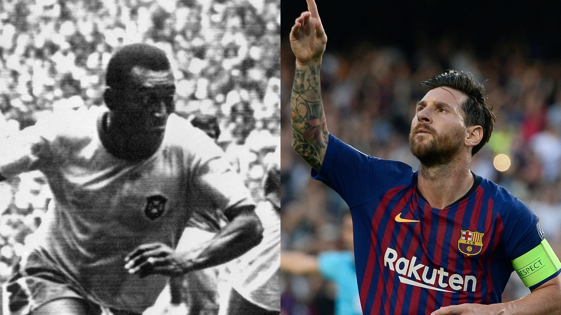 Pele vs Messi