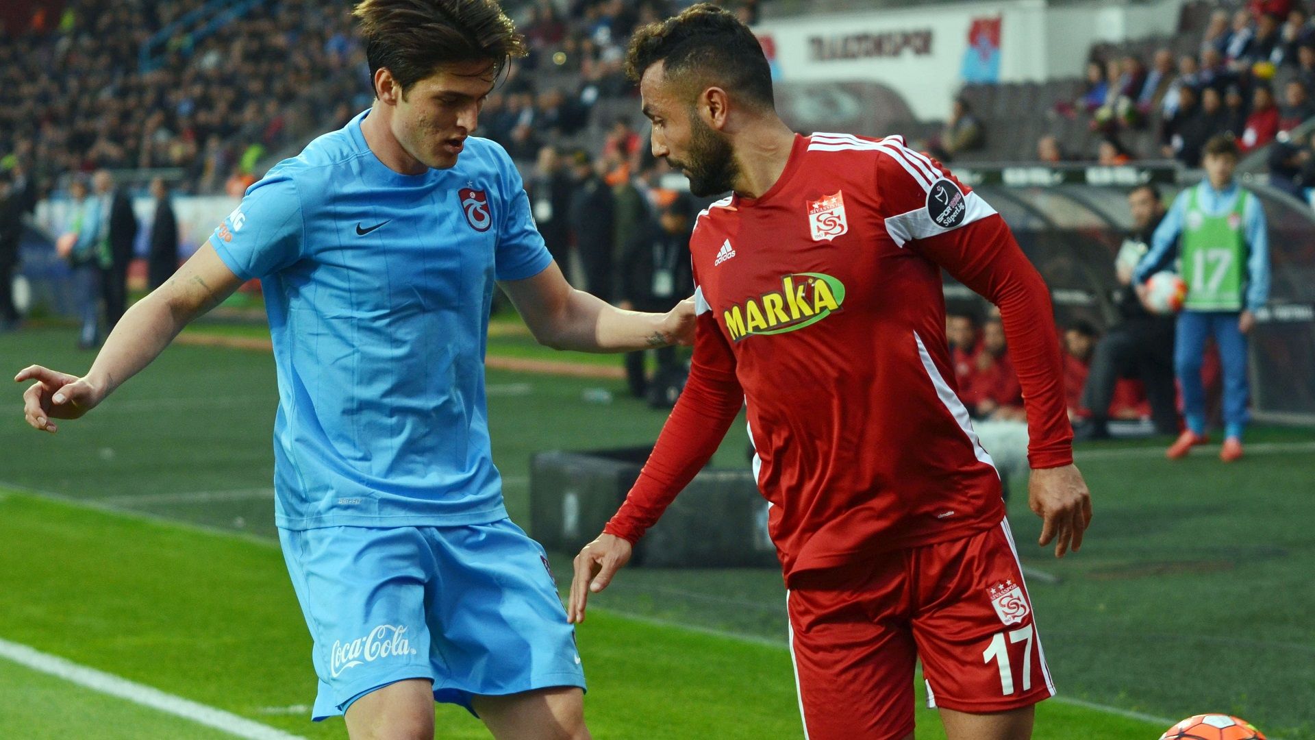 JOAN OUMARI OKAY YOKUSLU TRABZONSPOR SIVASSPOR STSL 19032016