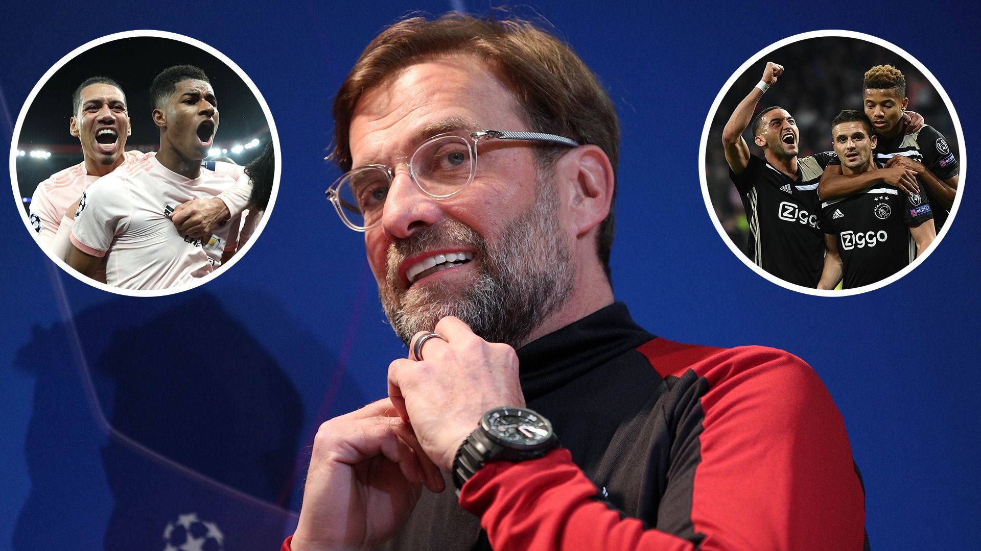 Jurgen Klopp Liverpool Man Utd Ajax
