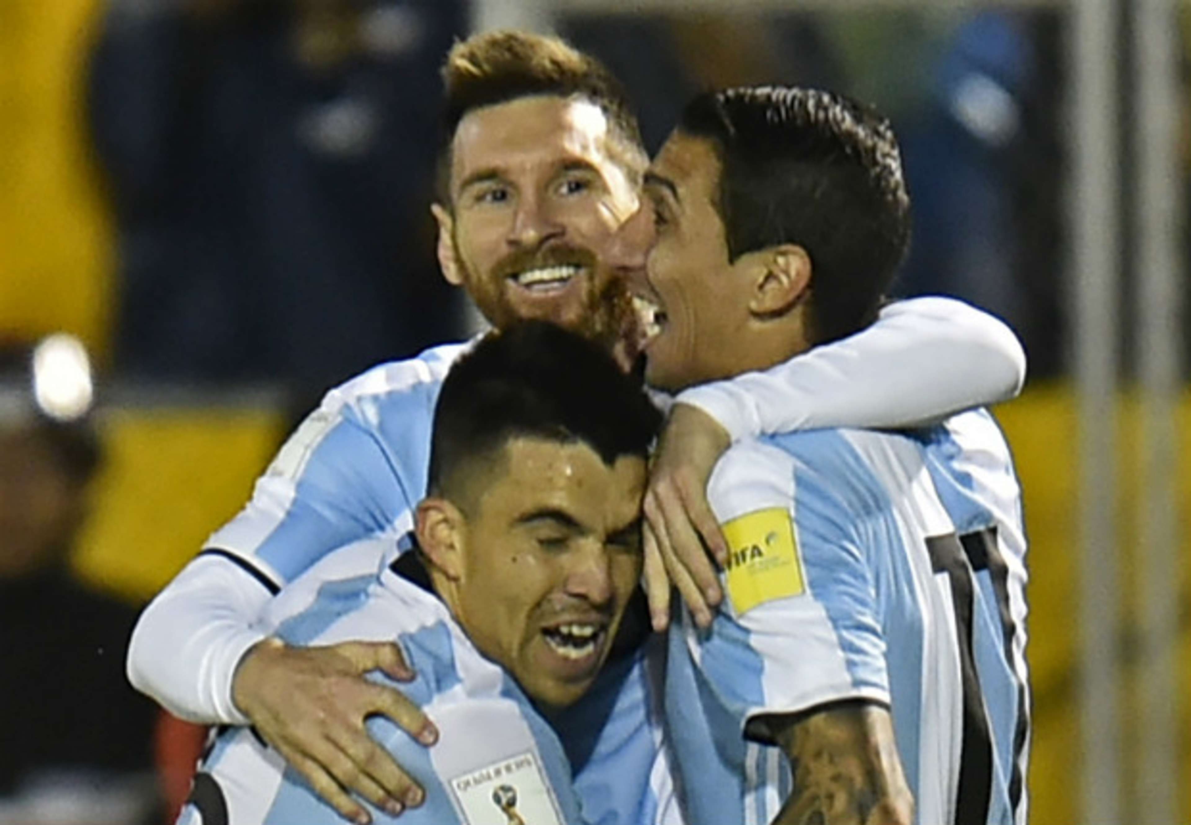 Messi festejo gol Ecuador Argentina Eliminatorias 10102017