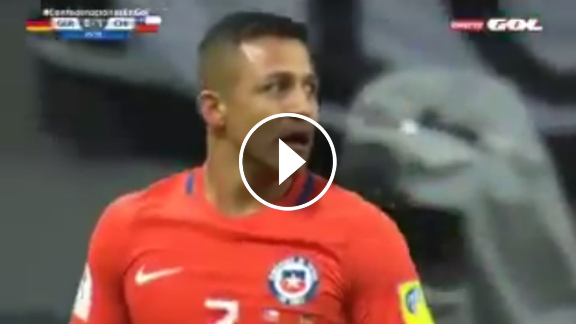 play gol de Alexis ante Alemania