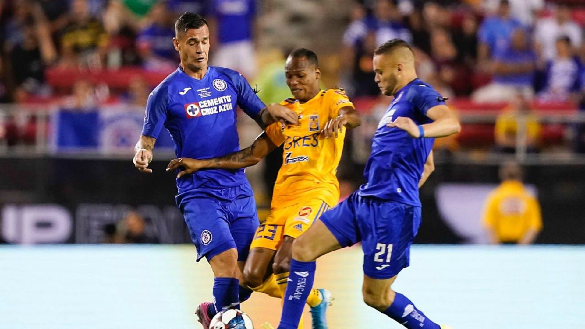 Cruz Azul Tigres Milton Caraglio Cabecita Rodríguez Luis Quiñones