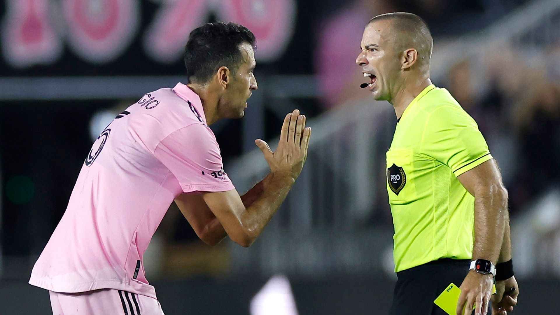 Sergio Busquets MLS referee Inter Miami 2024