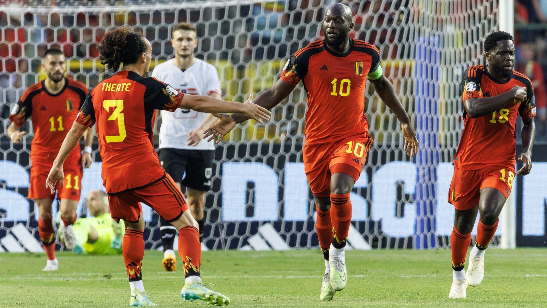 Lukaku Belgium Austria