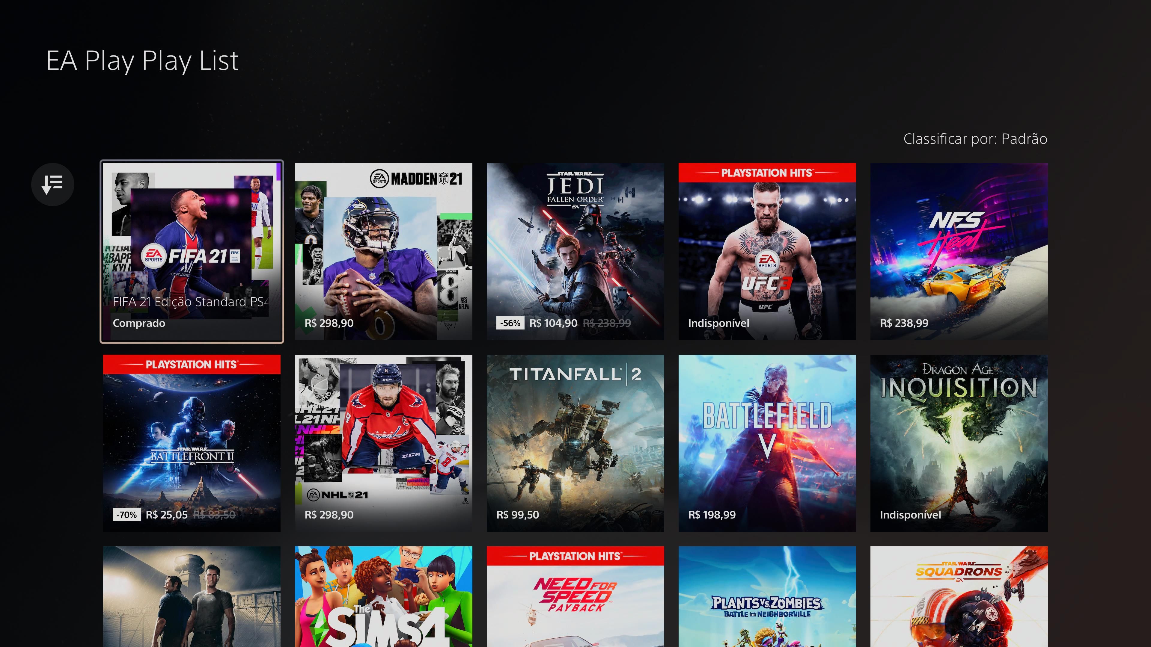 FIFA 21 no EA Play - 2