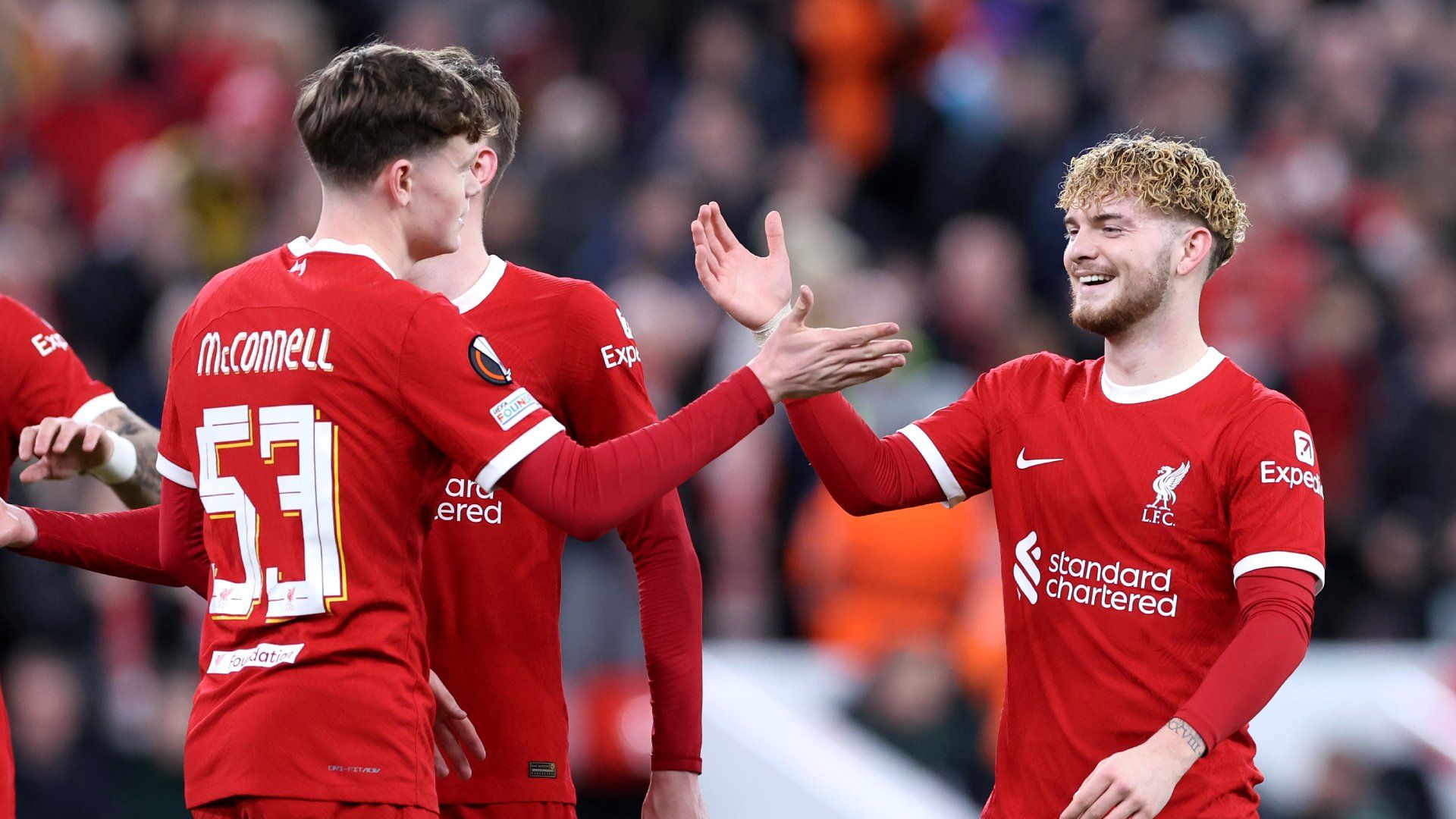 James McConnell Harvey Elliott Liverpool 2023-24