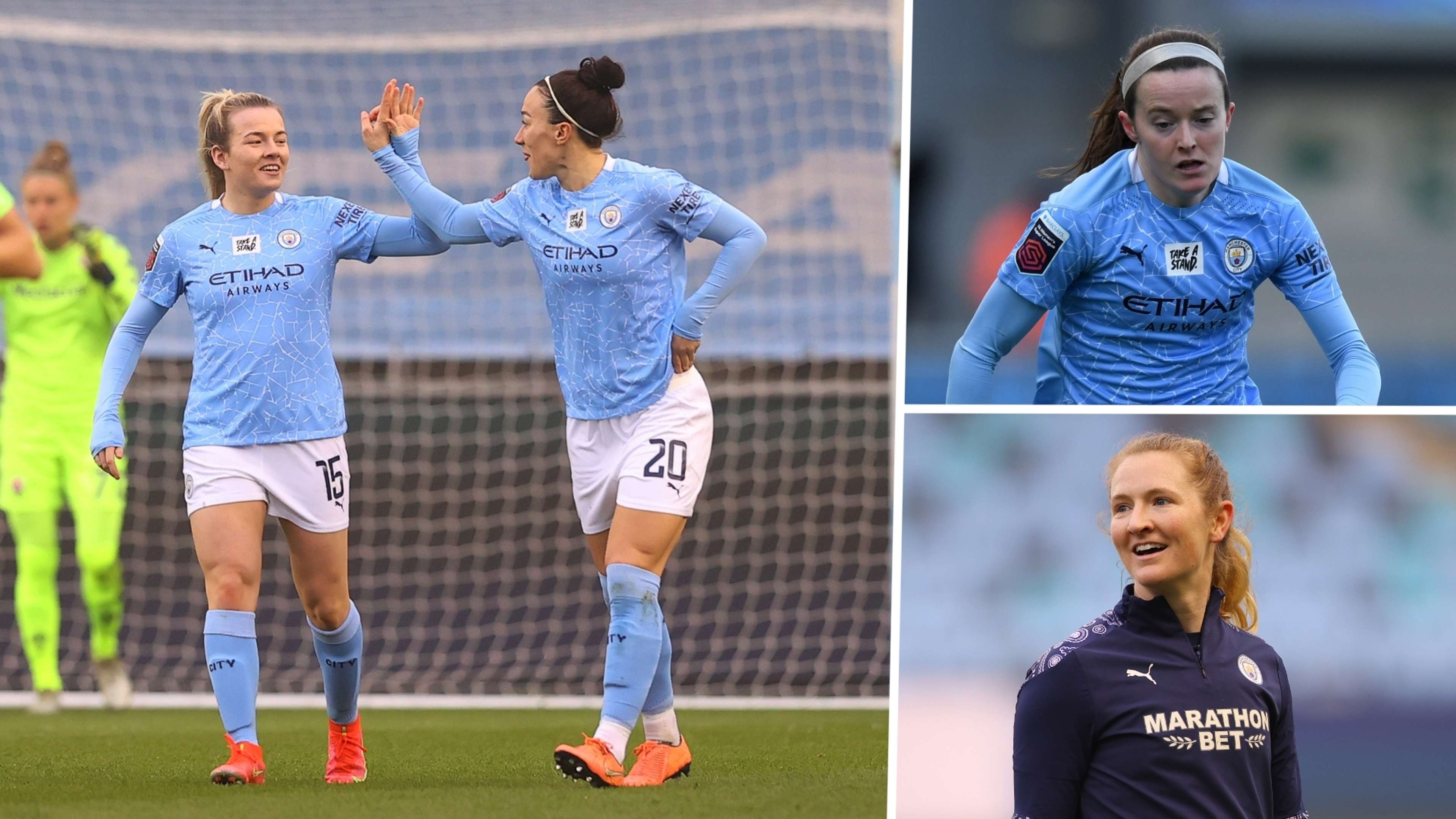 Manchester City Women split composite