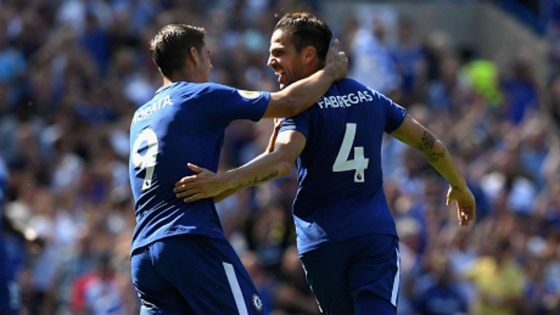 Alvaro Morata Cesc Fabregas Chelsea