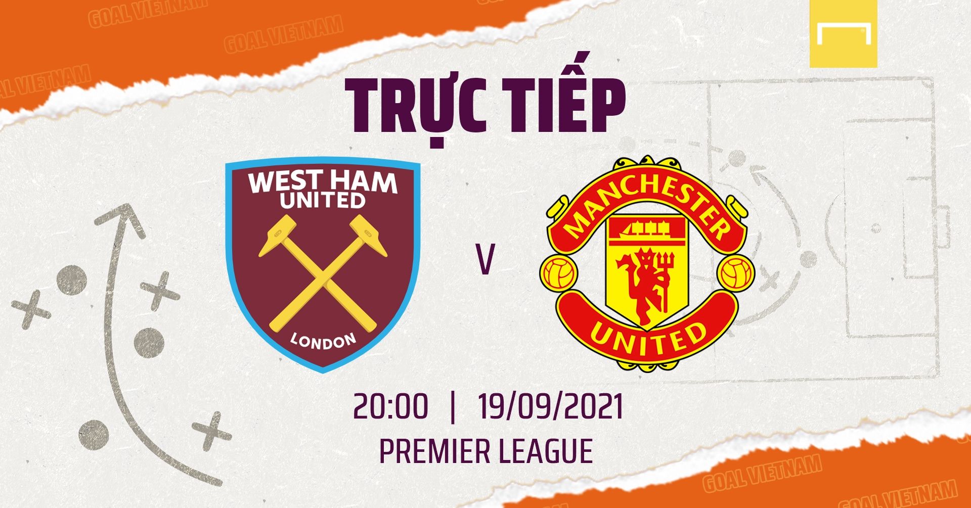 Live West Ham vs Manchester United Premier League 2021/22 GFX