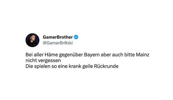 Bayern Netzreaktionen Mainz 09