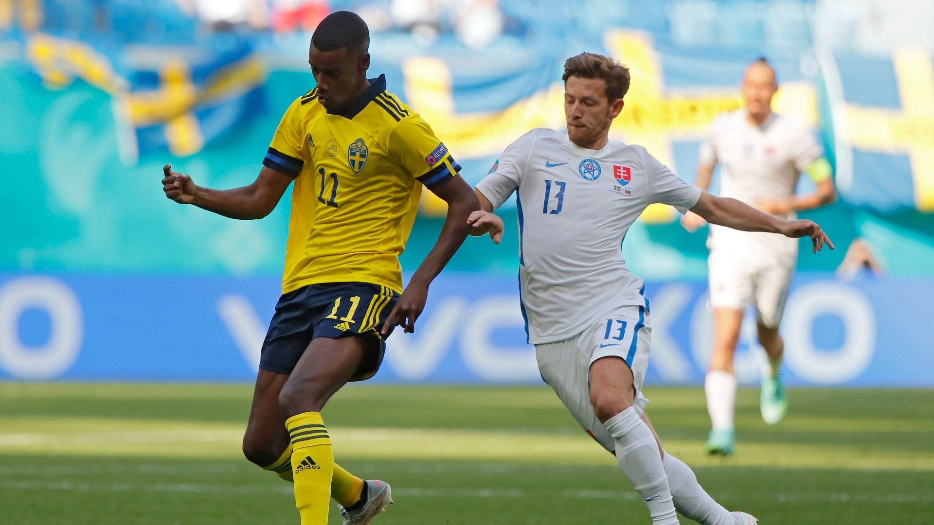 Alexander Isak Sweden Slovakia Euro 2020