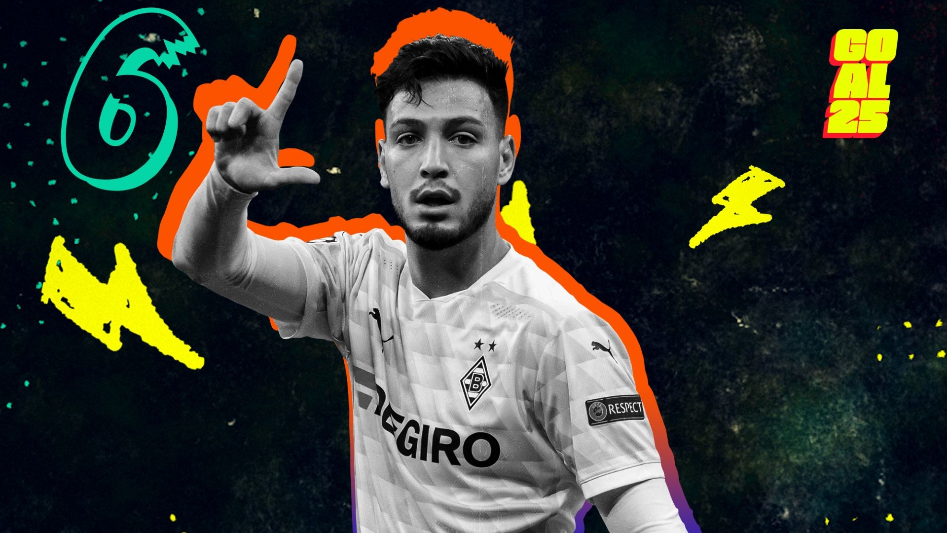 Goal 25 2020 06 Ramy Bensebaini Borussia Mönchengladbach Algeria