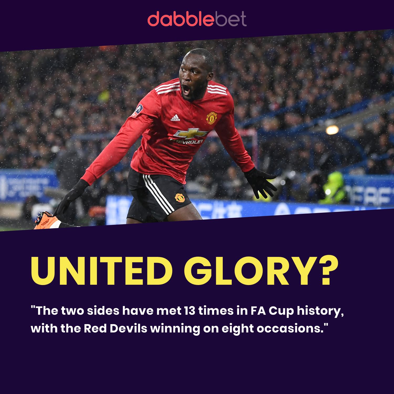 Manchester United Fa Cup boost graphic