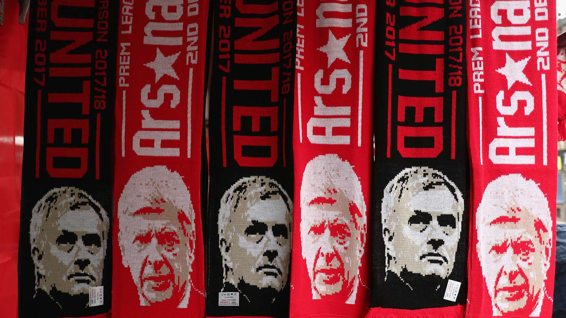 Mourinho Wenger scarves