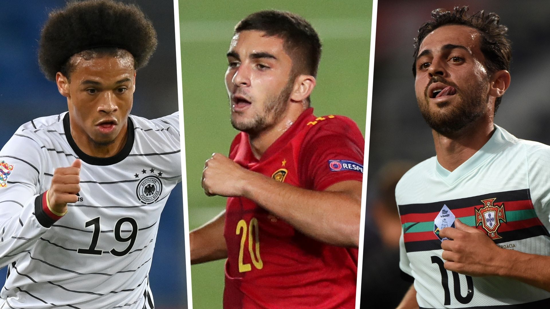 Leroy Sane Ferran Torres Bernardo Silva