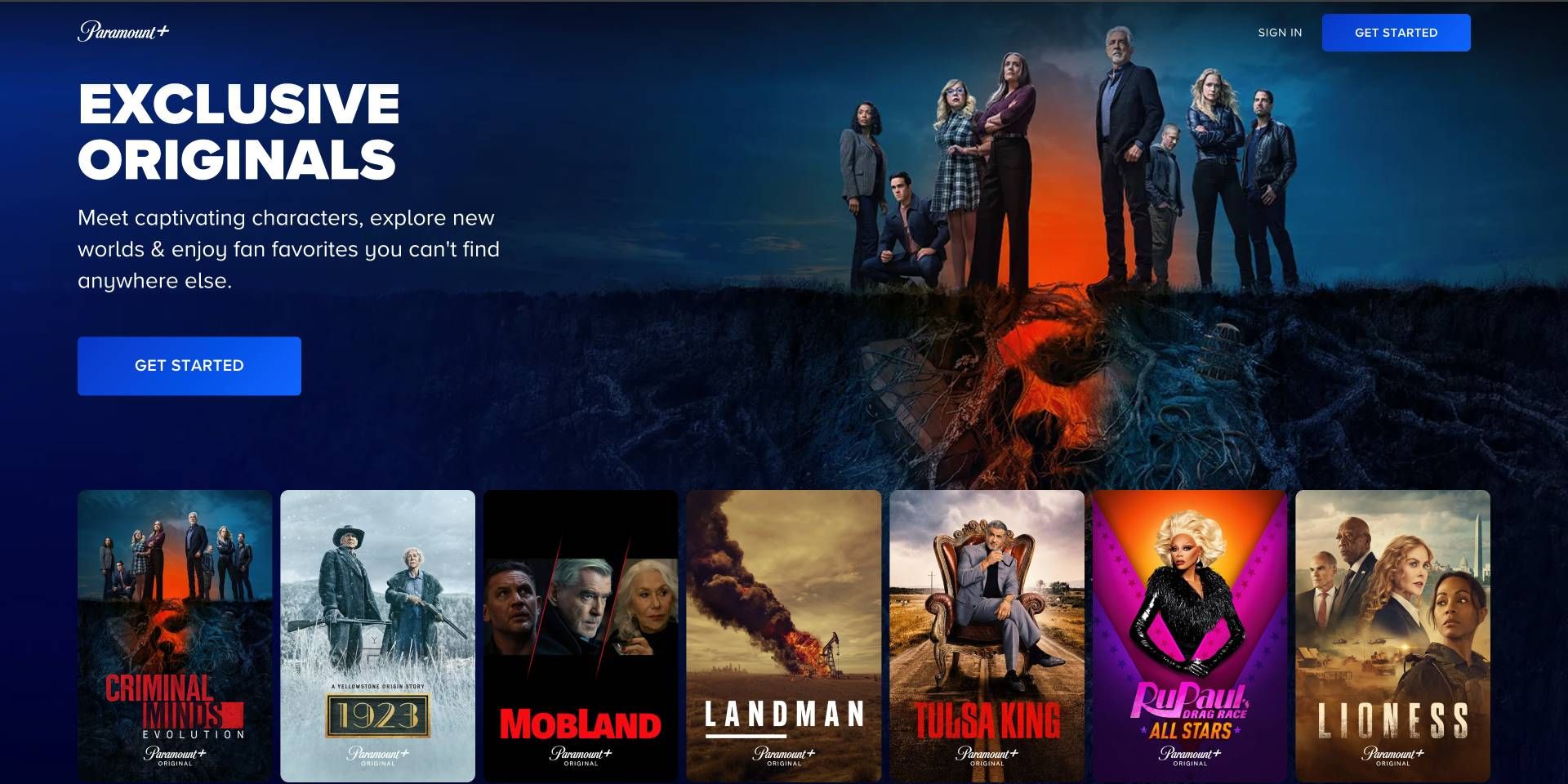paramount plus exclusive originals screen