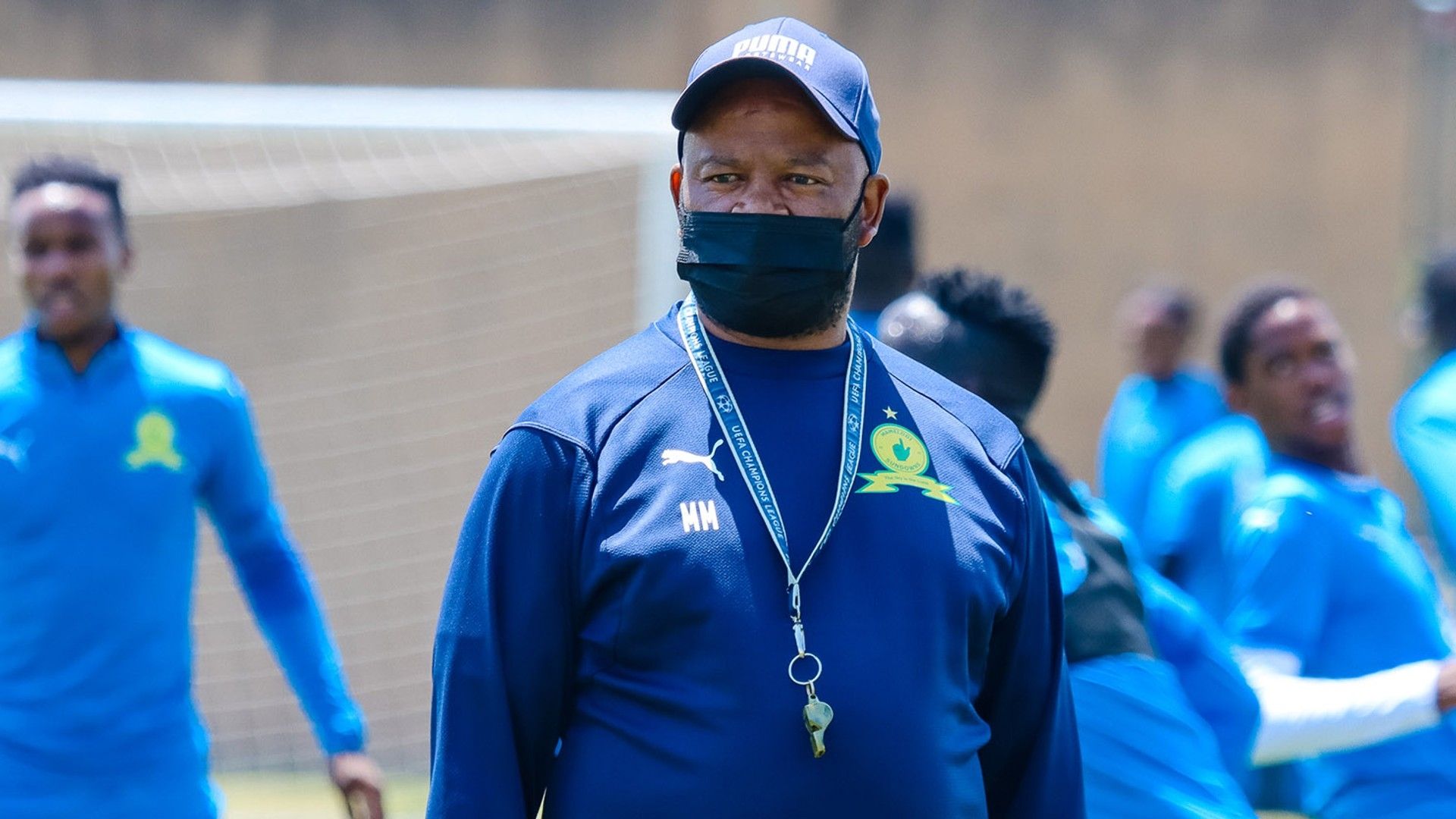 Mamelodi Sundowns coach Manqoba Mngqithi.