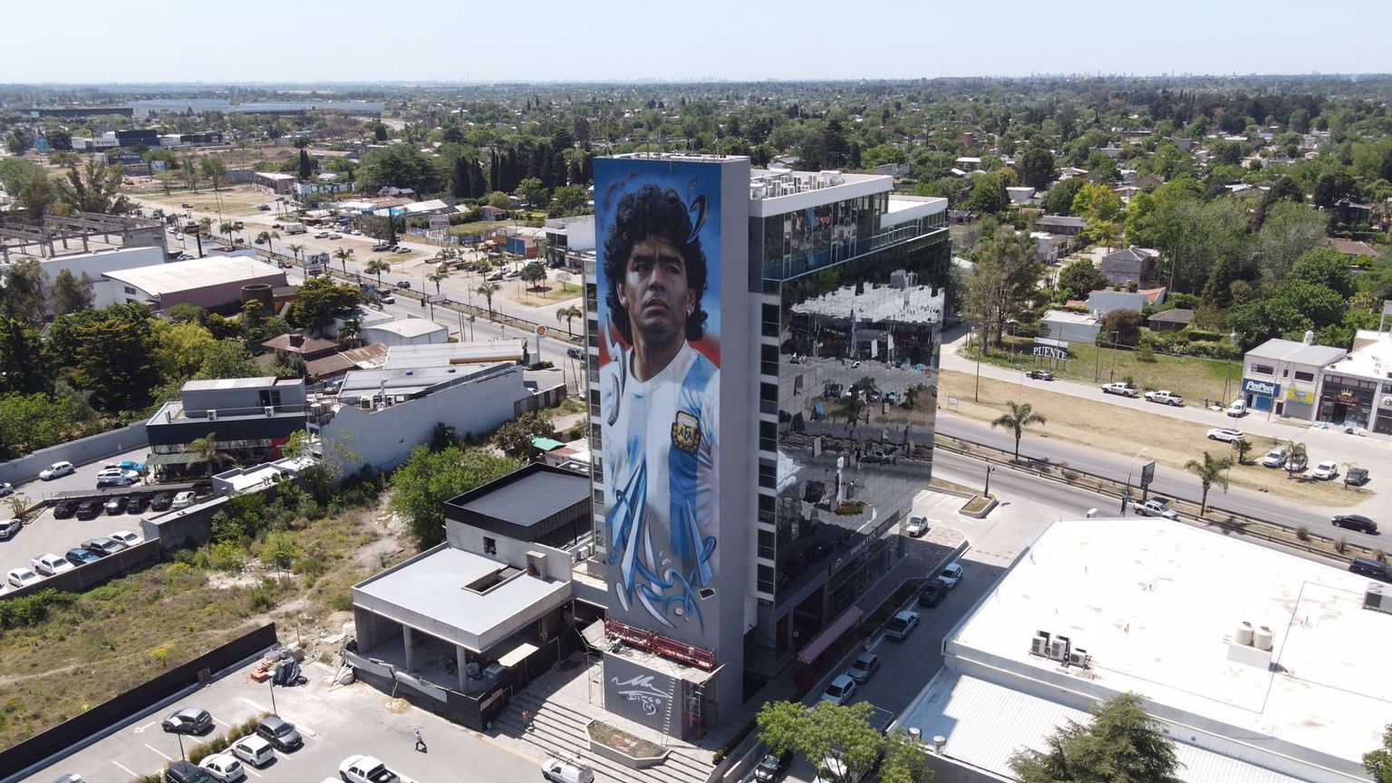 Diego Maradona mural