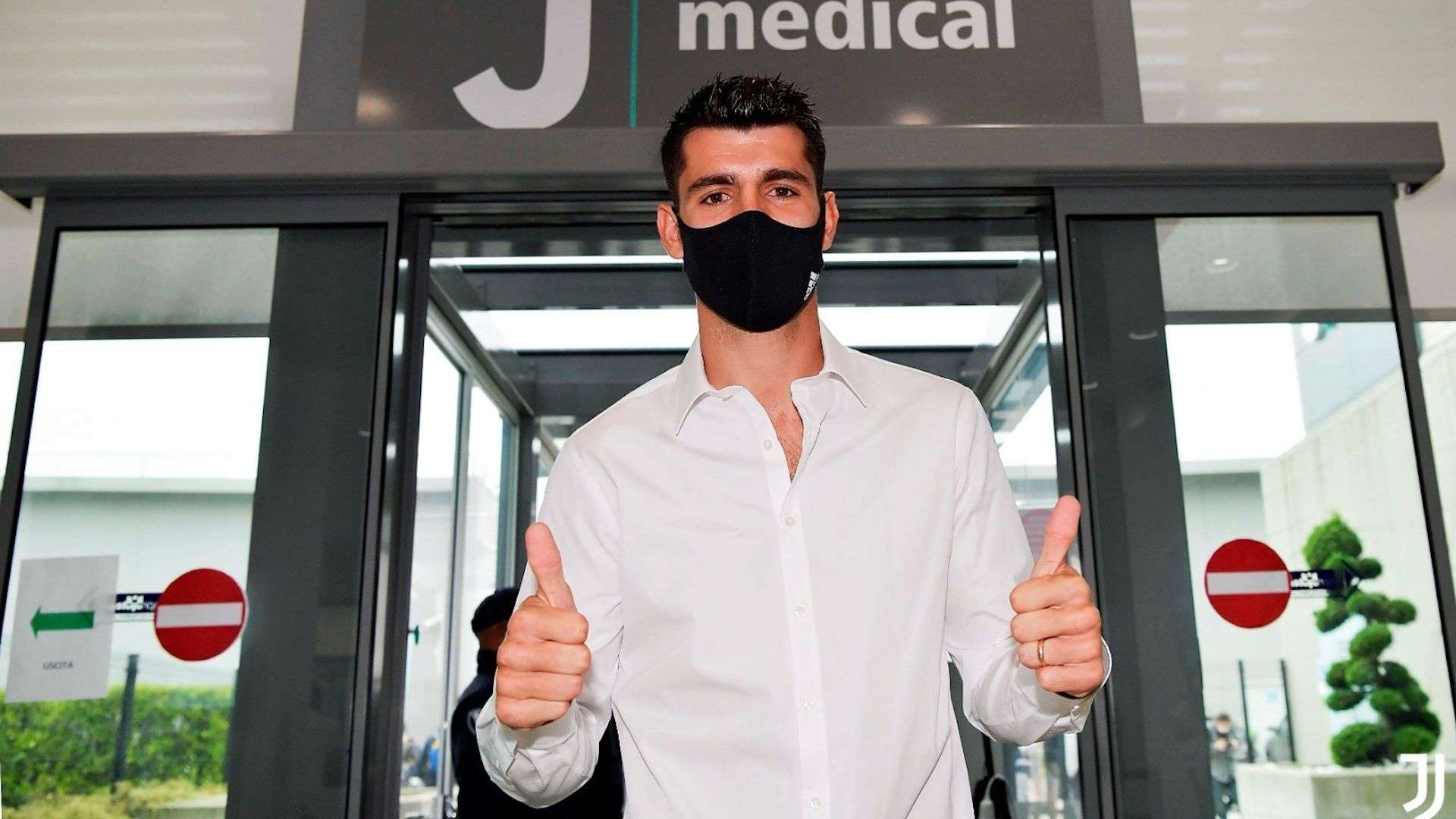 Alvaro Morata Juventus medicals 22092020