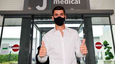Alvaro Morata Juventus medicals 22092020