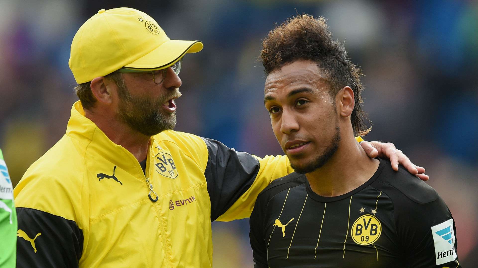 Jurgen Klopp Pierre-Emerick Aubameyang Borussia Dortmund 02052015