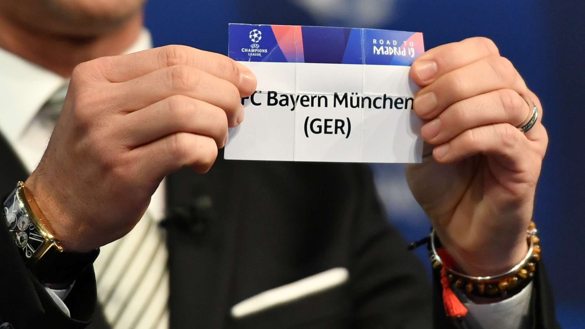 Champions League Draw FC Bayern 2018