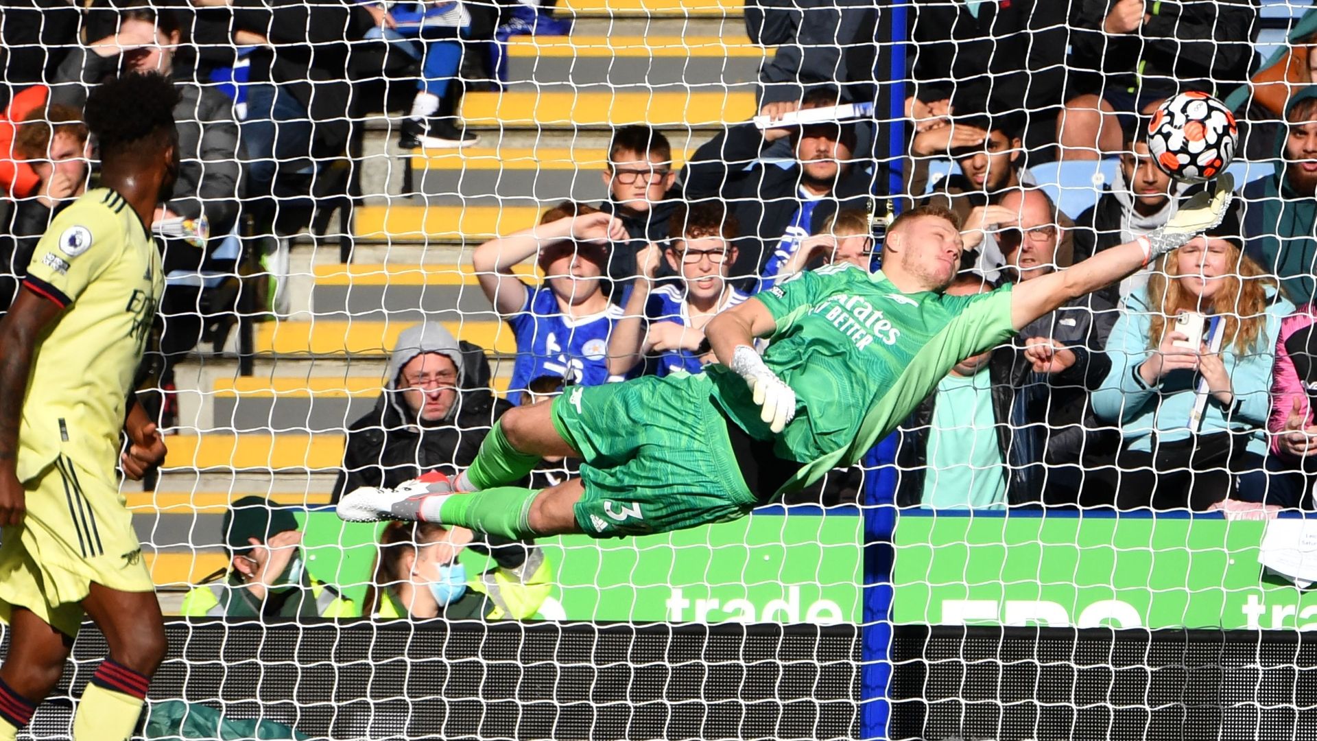 Ramsdale Leicester Arsenal Premier League