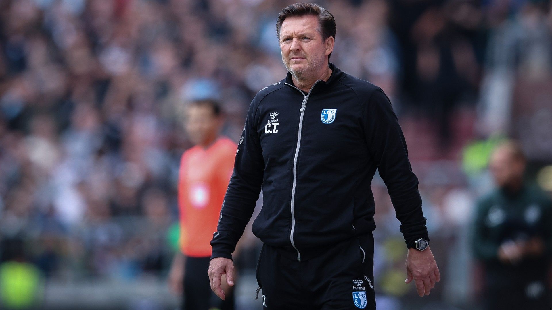 Head coach Christian Titz of Magdeburg