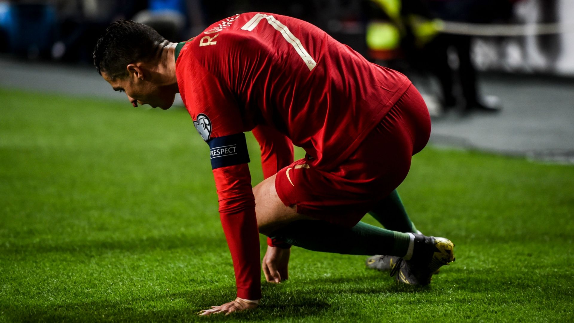 Cristiano ronaldo injury portugal serbia