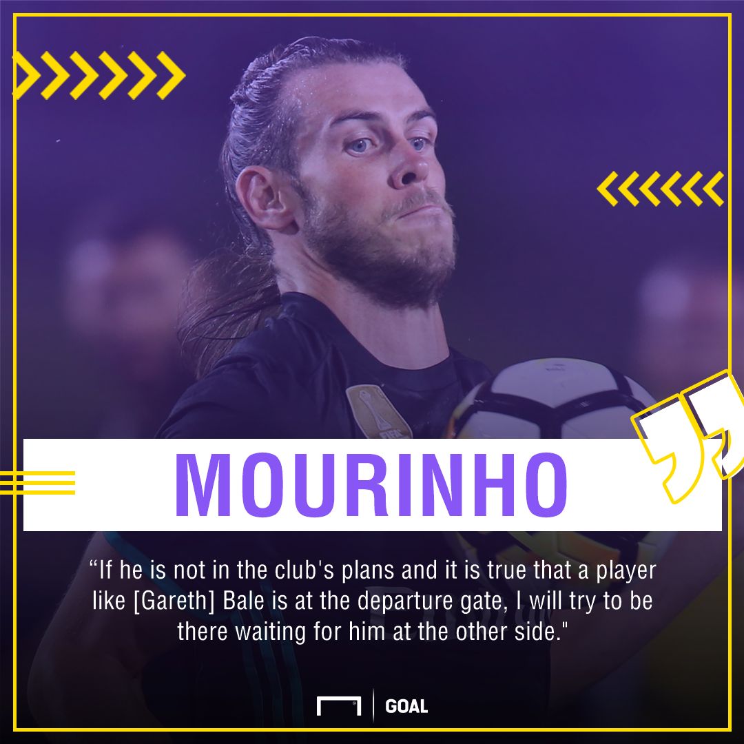 Jose Mourinho Gareth Bale Manchester United Real Madrid