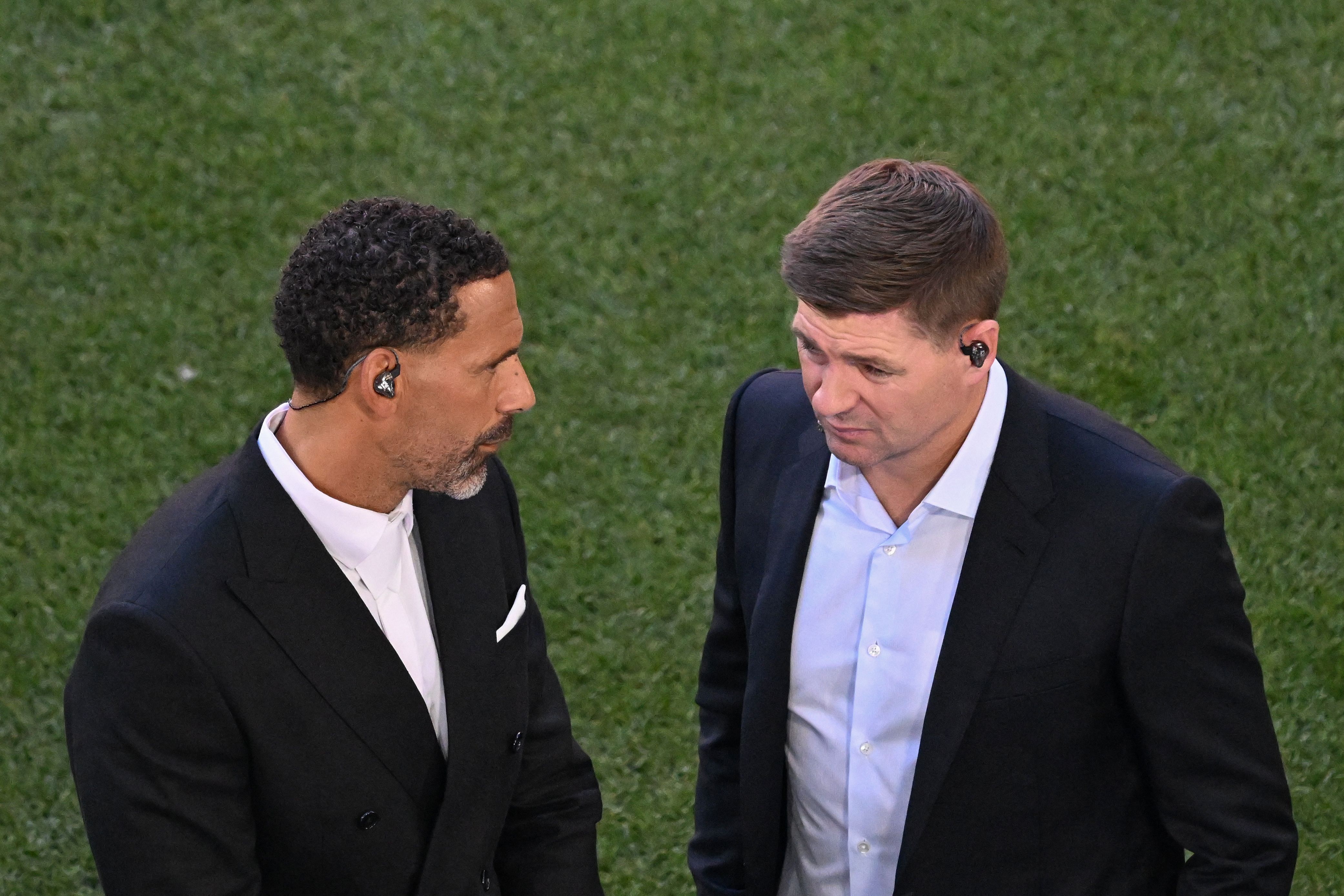 Rio Ferdinand und Steven Gerrard
